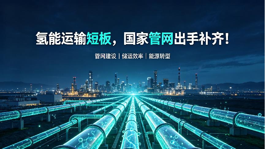 氢能运输短板，国家管网出手补齐！