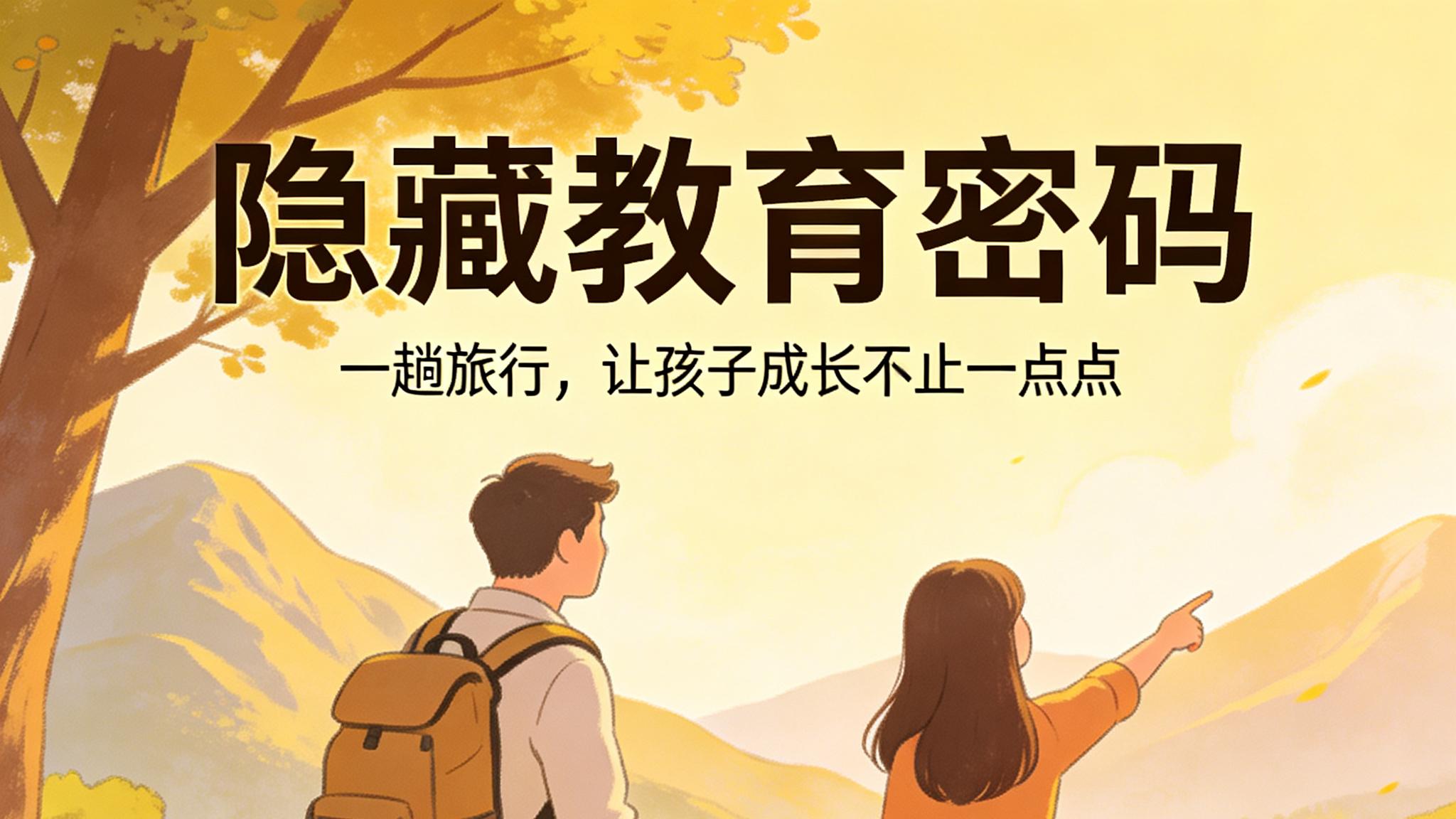 亲子出游中的"隐藏教育密码"：一趟旅行，让孩子成长不止一点点