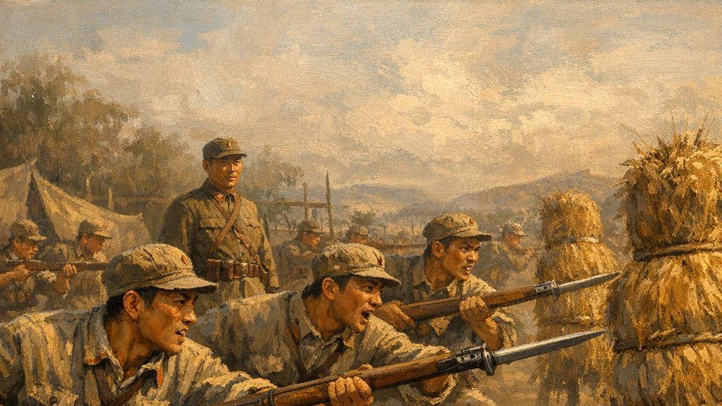 别被抗日神剧骗了！老兵含泪回忆：真实的拼刺刀，三个换一个都不够