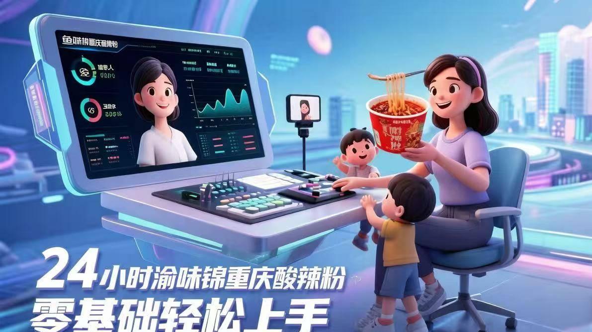 2026年副业新风口：AI数字人直播，躺着也能把钱赚了！商机别错过