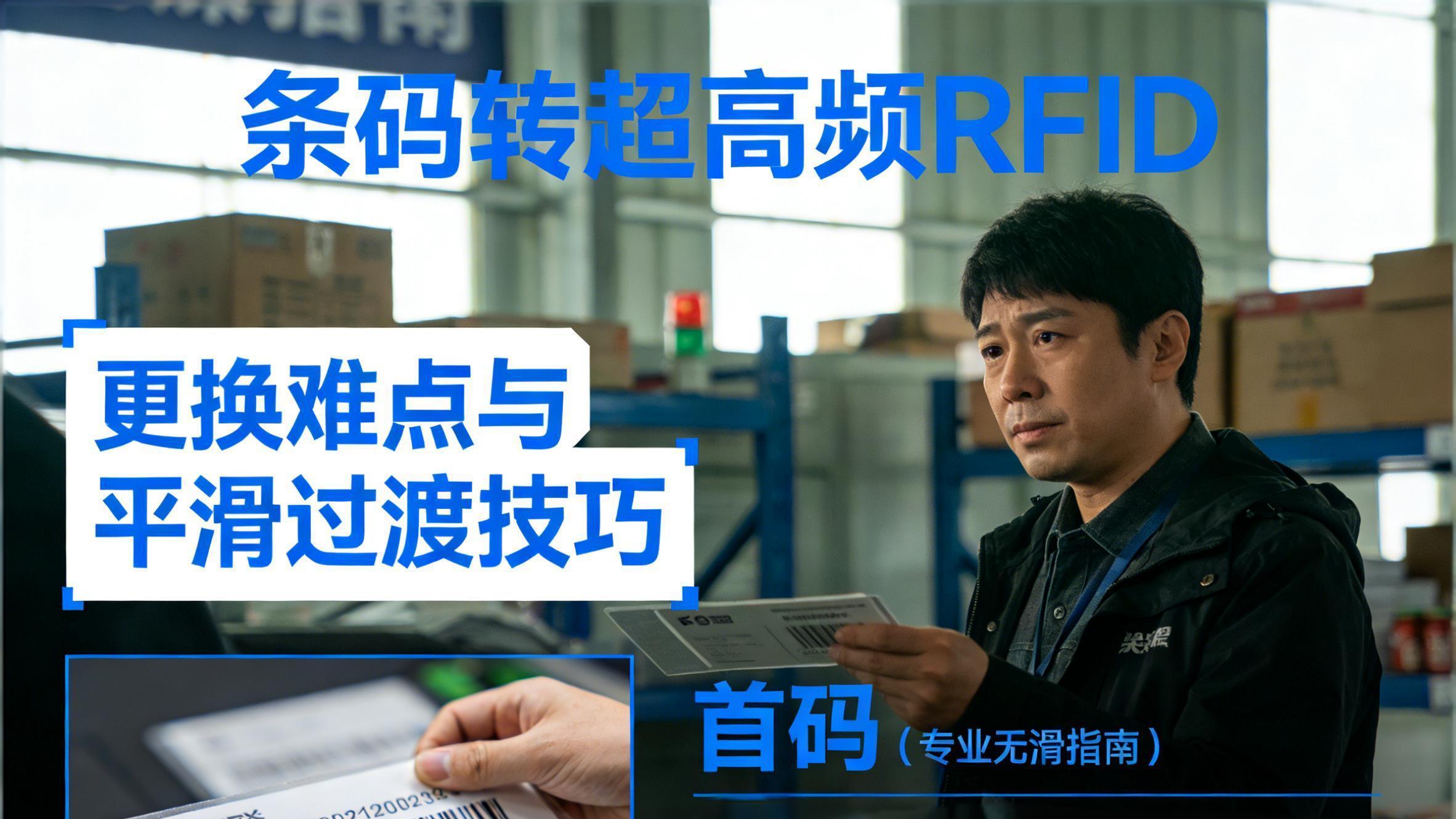 条码转超高频RFID实操指南：替换难点与平滑过渡技巧