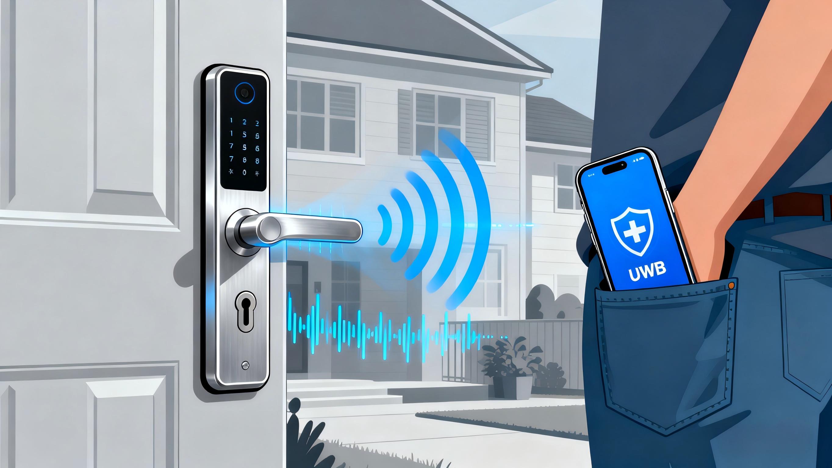 告别钥匙与指纹识别，UWB技术如何重新定义智能门锁？