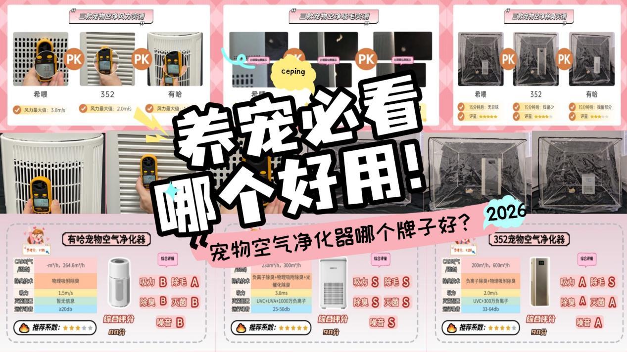 2026宠物空气净化器哪个牌子好？养宠必看宠物空气净化器哪个好用