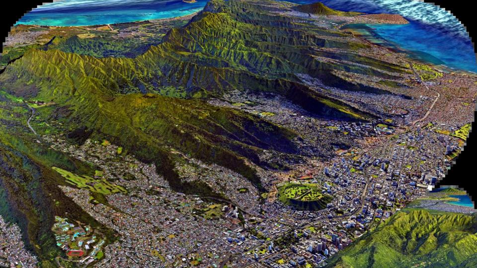 上帝视角下的檀香山，才是夏威夷最致命的浪漫