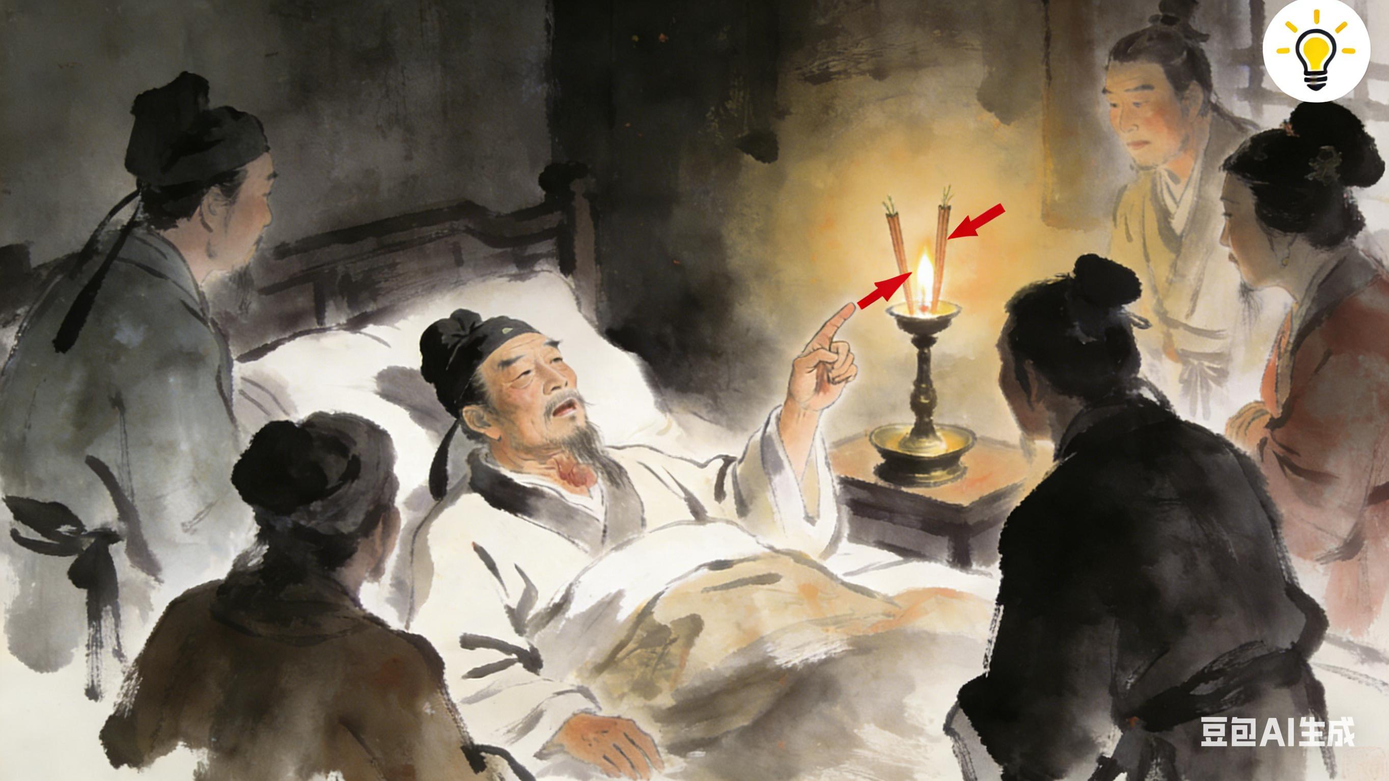 💥抠门天花板实锤！坐拥千万家产，严监生临死揪着2根灯草咽气，真相笑喷又心酸🤯