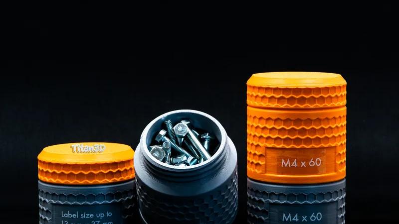 3D打印蜂窝储物容器手板模型-齐乐手板