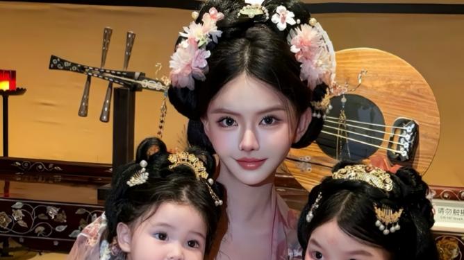 韩安冉交外国男友被骗100万，马上让女儿拍广告赚钱，嫌弃一小时500太少