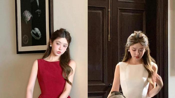 初秋火了一种穿法，叫“赫本裙+低跟鞋”，时髦洋气，美得很高级