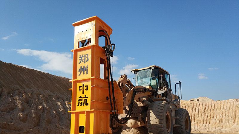 液压打夯机装载机无损改装方案，中小工程降本增效配套设备