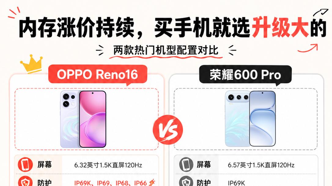 vivoS60|荣耀600 | Reno16，钱花对很重要！