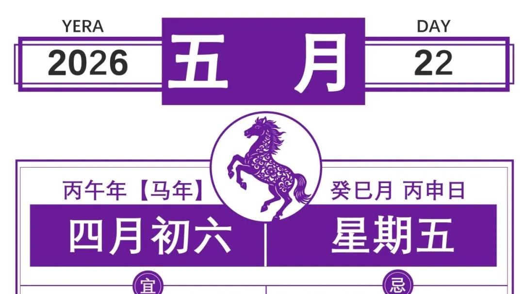 【择吉新知21周】2026年的第21个星期