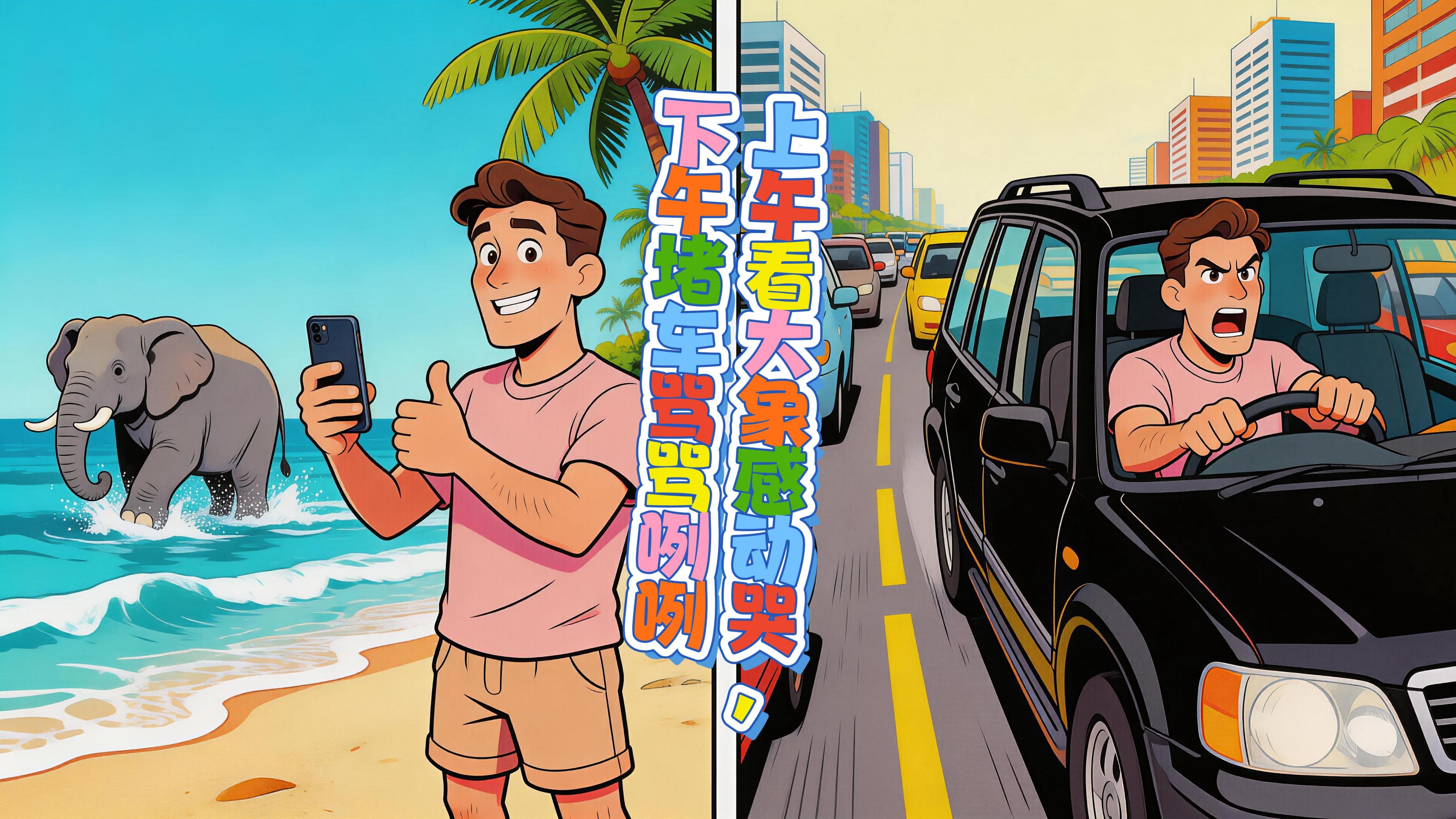 地理给了加蓬慢生活的基因，人类偏要发明"早高峰"来证明自己很进化