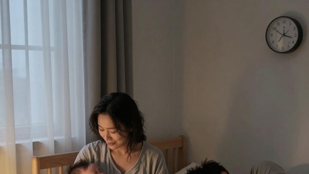 凌晨三点，我对着哭闹的娃和打呼的老公破防了