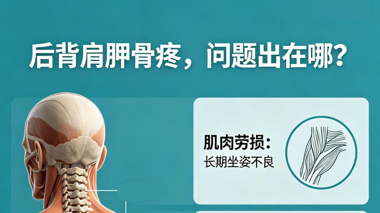 后背肩胛骨疼，问题出在哪？