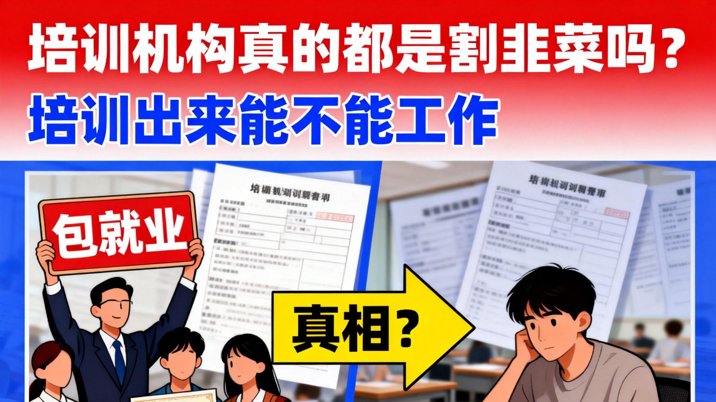 培训机构真的都是割韭菜吗？培训出来能找到工作吗？