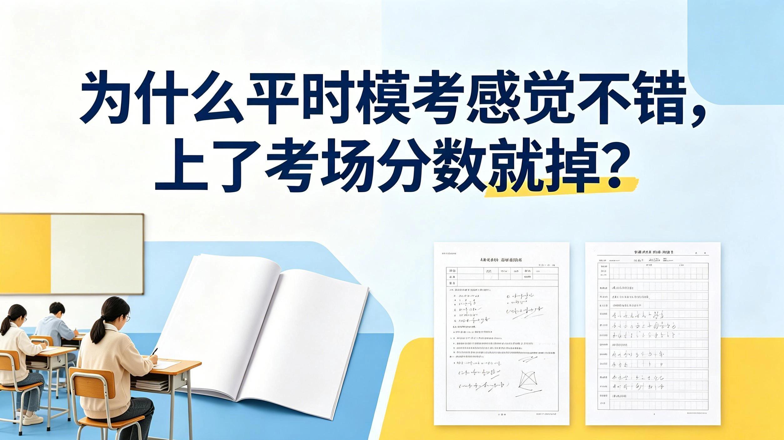 四六级为什么平时模考感觉不错，上了考场分数就掉？