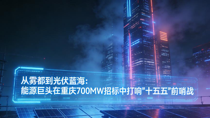 从雾都到光伏蓝海：能源巨头在重庆700MW招标中打响十五五前哨战