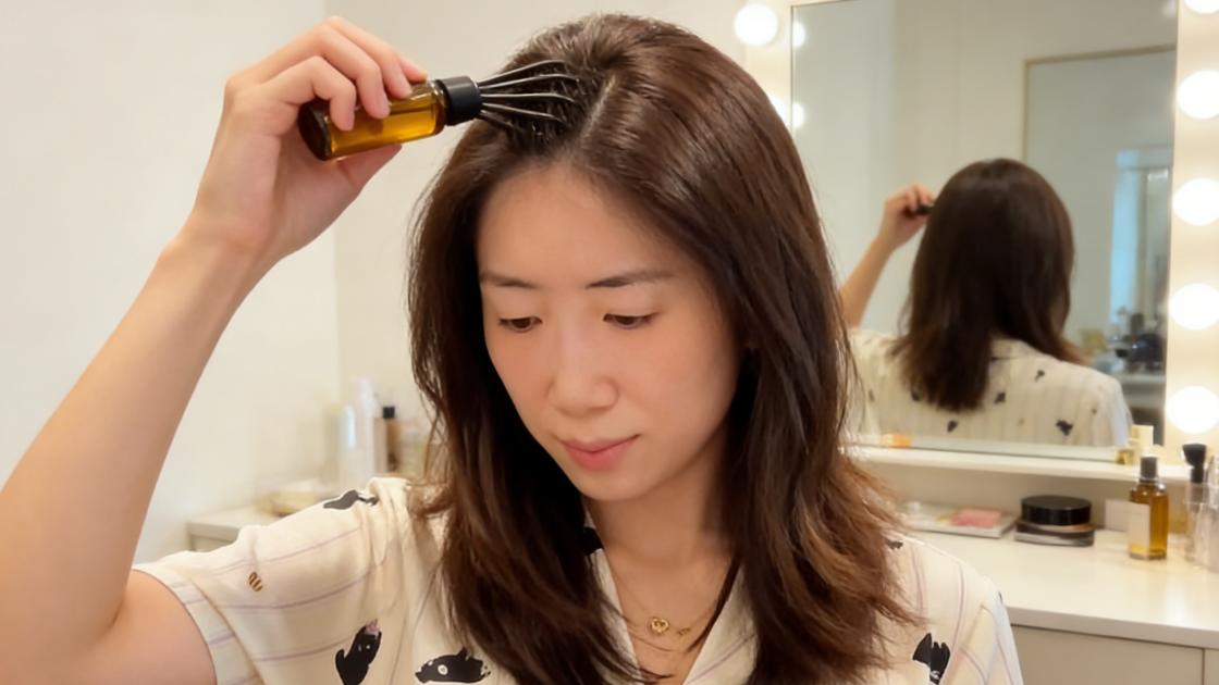 头皮精油哪个牌子好用又持久？拾宓实测好用，染烫受损党必看