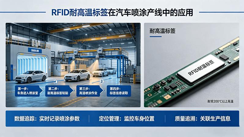 RFID耐高温标签：汽车喷涂线智能追溯的破局之道