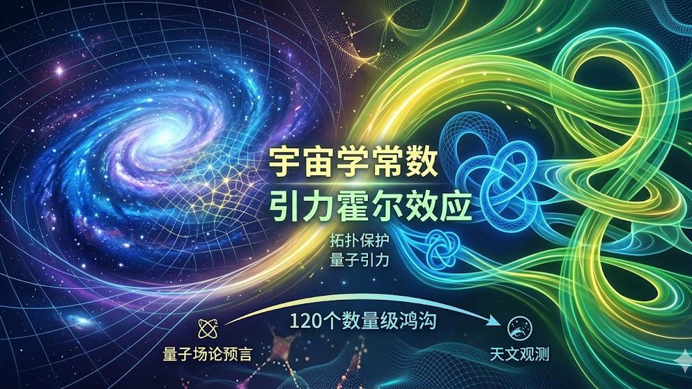 宇宙学常数的拓扑起源，被这篇论文用“引力霍尔效应”暴力拆解了