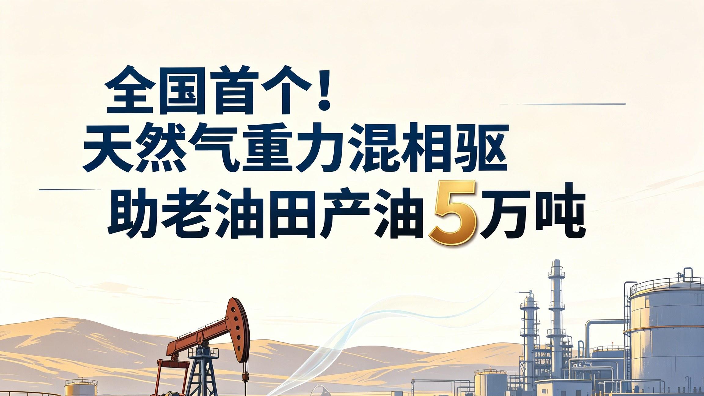 全国首个！天然气重力混相驱助老油田产油5万吨