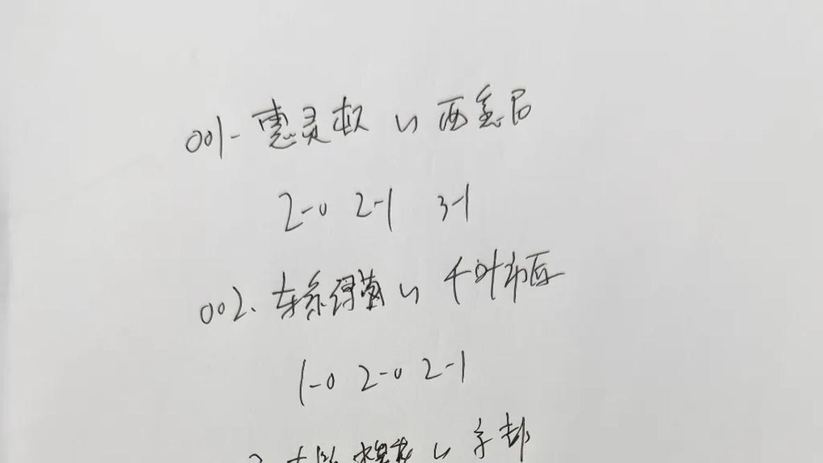 今天的比赛重心早场！惠灵顿，主胜，东京绿茵，主胜，大阪樱花，平局。