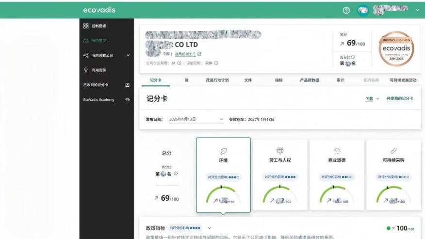 名企案例丨攻克EcoVadis瓶颈，ICAS助力家电领军企业出海“破壁”