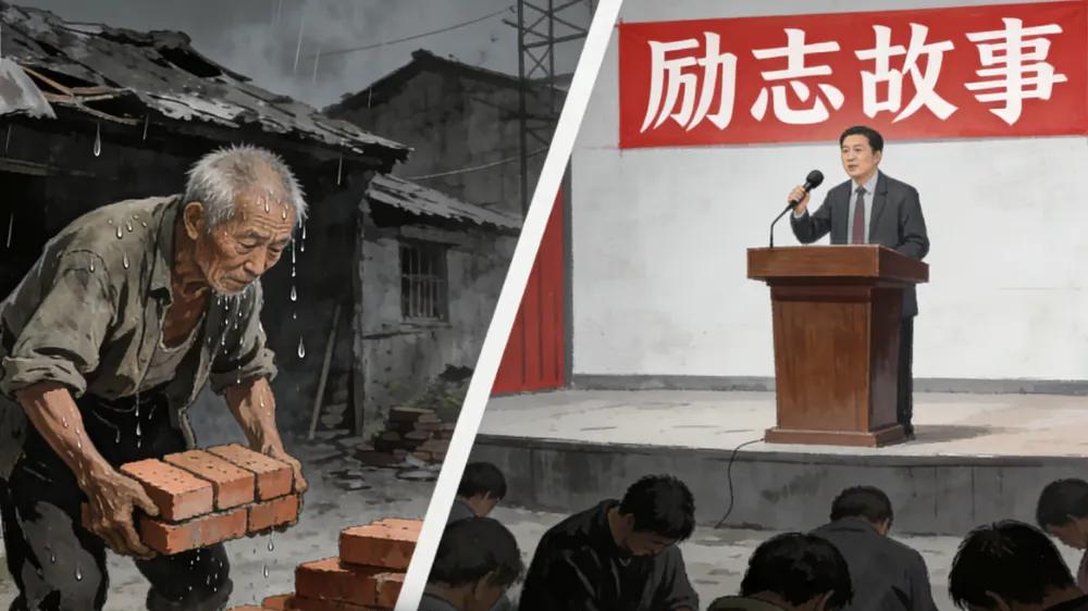 世界上最无耻，最阴险，最歹毒的赞美，是用穷人的艰辛和苦难，当做励志故事来愚弄底层人