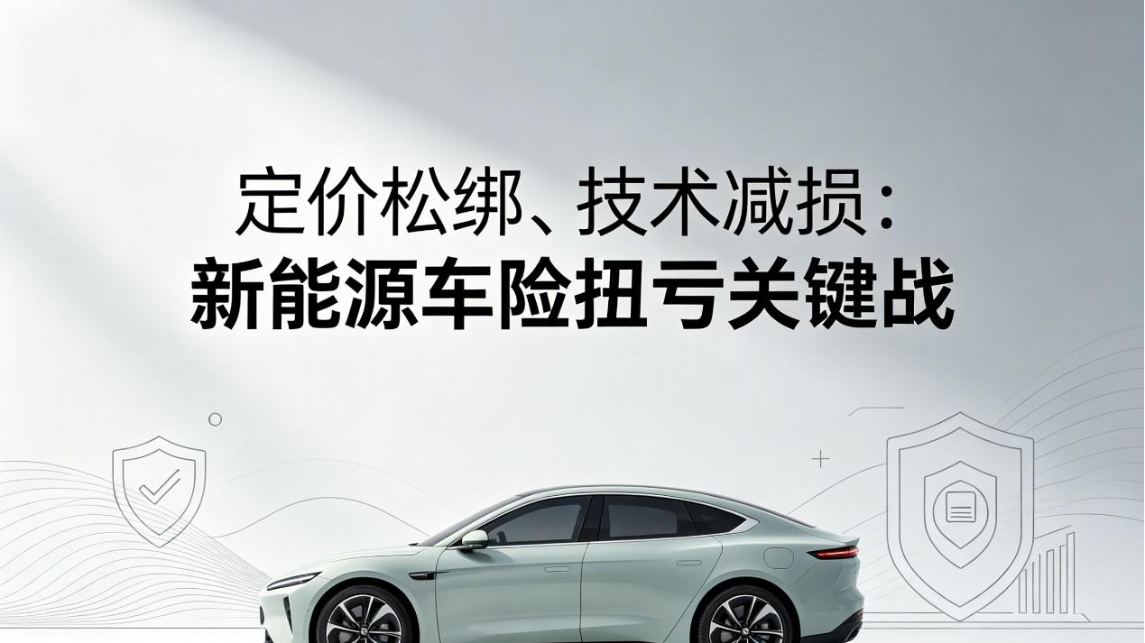 定价松绑、技术减损：新能源车险扭亏的关键战役