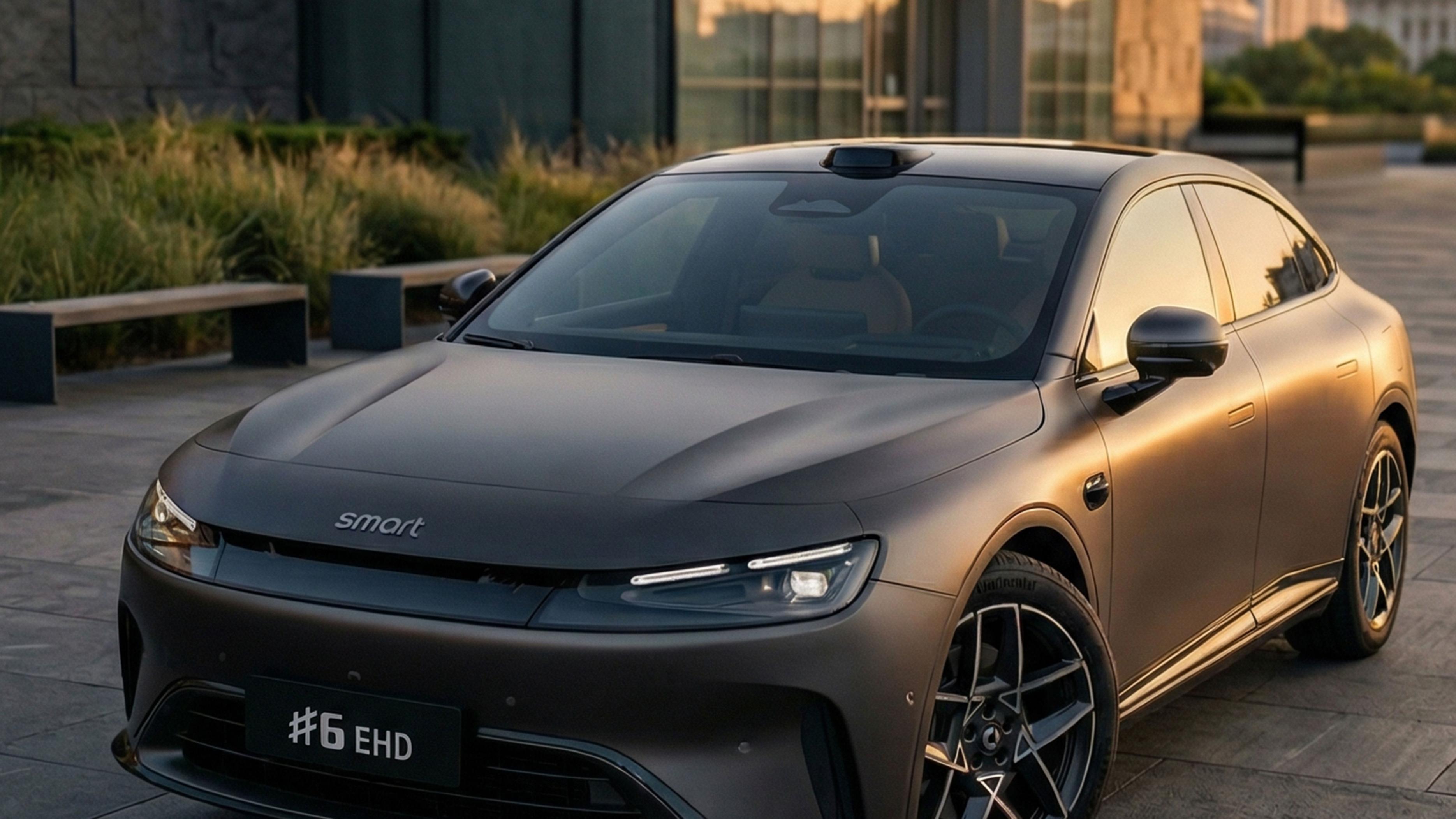 光影艺术之作，全新 smart 精灵 6 号哑光灰呈现静谧高级质感