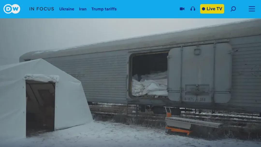 2477具乌军遗体躺在敖德萨火车厢，接收速度快于鉴定速度，部分已存放接近1年
