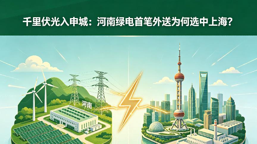千里伏光入申城：河南绿电首笔外送为何选中上海？