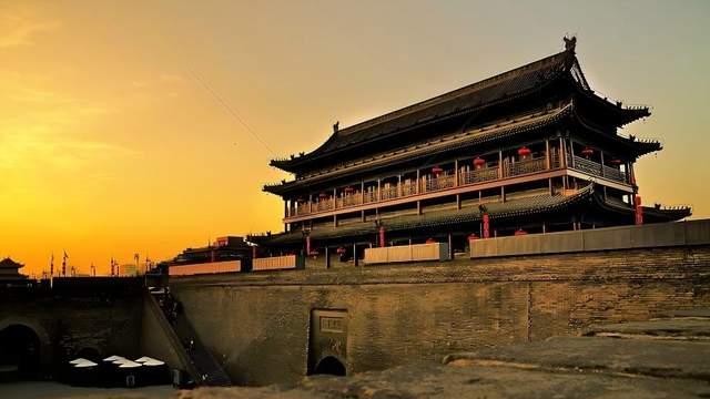 城墙的黄昏