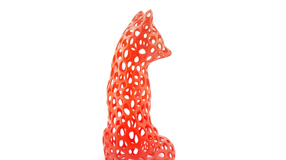 3D打印猫形状工艺品手板模型-齐乐手板