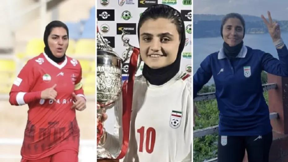 伊朗女队员逃离球队视频曝光，走楼梯反锁库门，追击者很恐慌