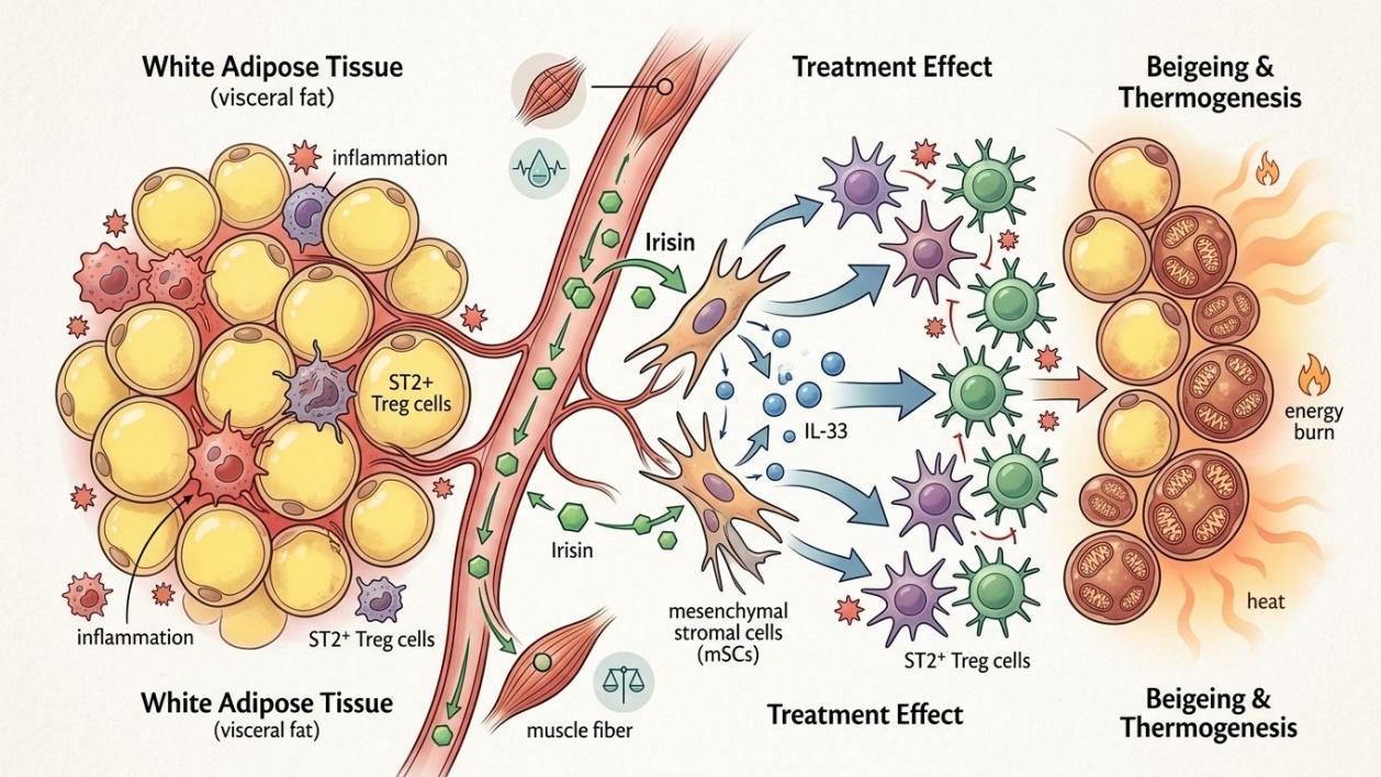 《自然》子刊揭秘：运动产生的激素如何从根源阻断肥胖与糖尿病