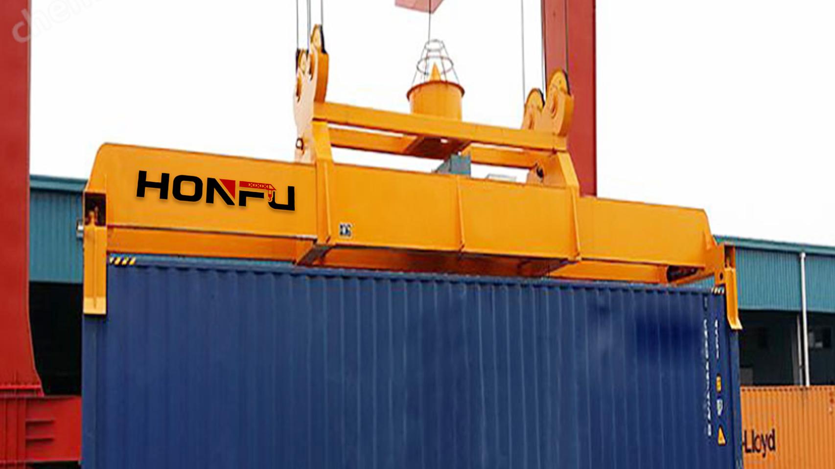 从旋锁到液压系统：深度解析集装箱智能吊具如何提升作业效率！山东宏孚HONFU