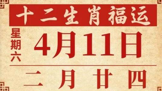 善韵缘|2026年4月11日十二生肖运势概况