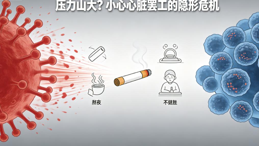 压力山大？小心心脏“罢工”的隐形危机