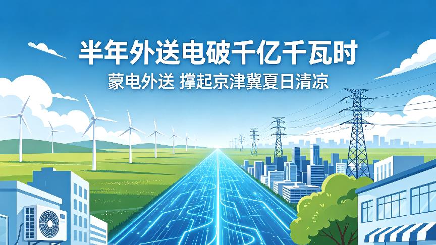 半年外送电破千亿千瓦时：看蒙电外送如何撑起京津冀的夏日清凉