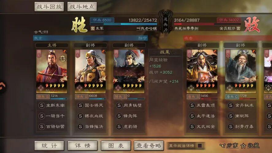 三战汉焰长明，孙权+凌统+周泰受益大，突击孙权暴击连连