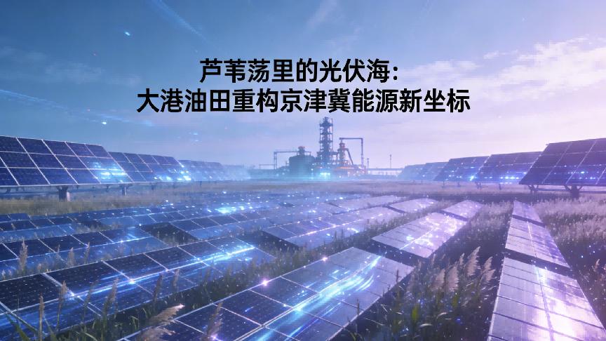 芦苇荡里的光伏海：大港油田重构京津冀能源新坐标
