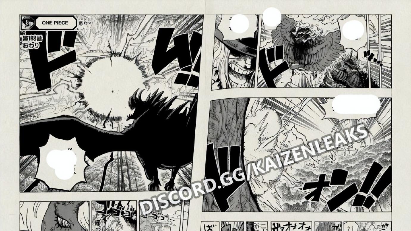 海贼王1181话情报全图，洛基大战伊姆不敌对方，重伤化身雷龙反击