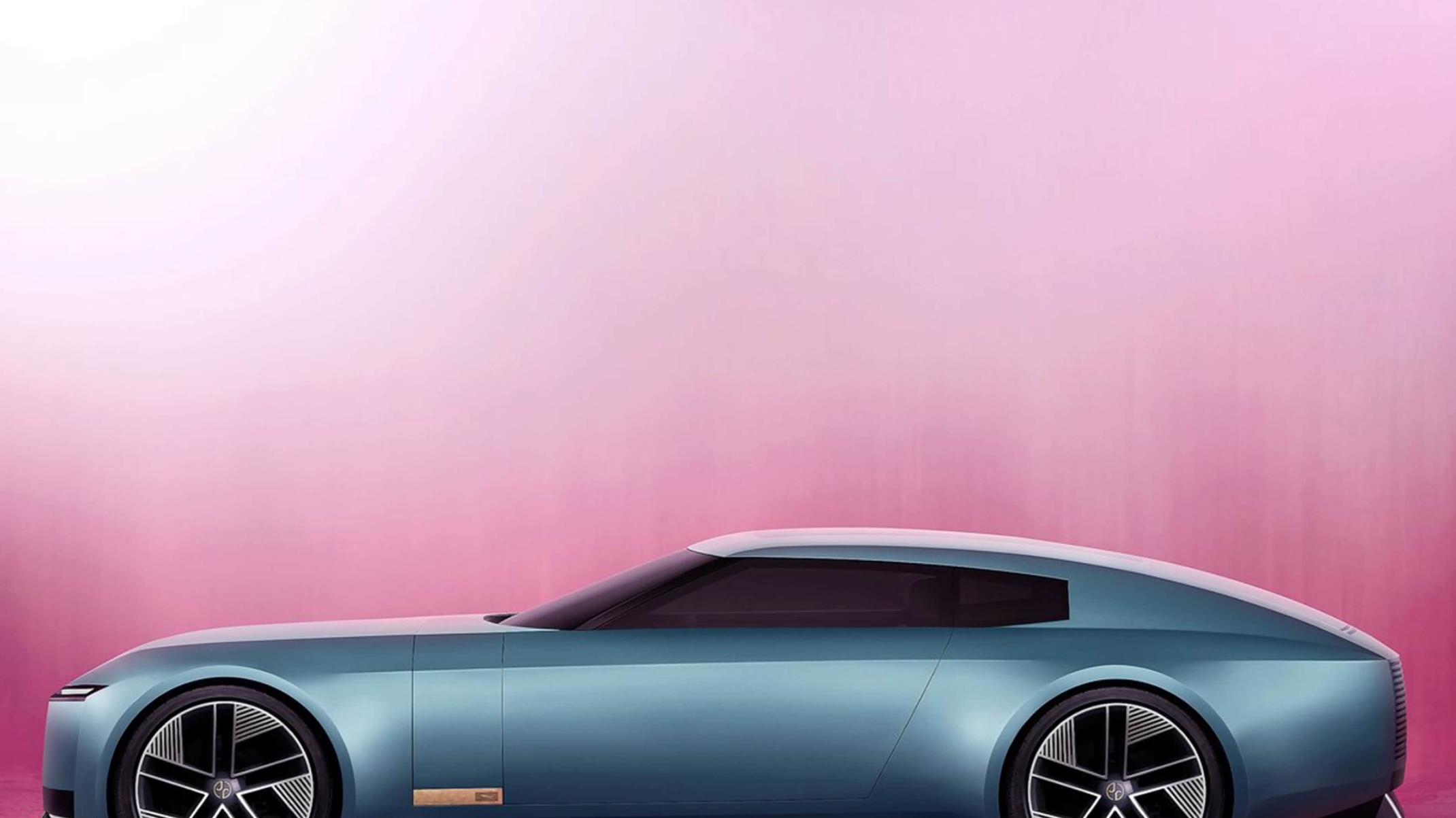 最靓捷豹车型，纯电四门GT车身，最大马力超1000匹，还有全轮转向