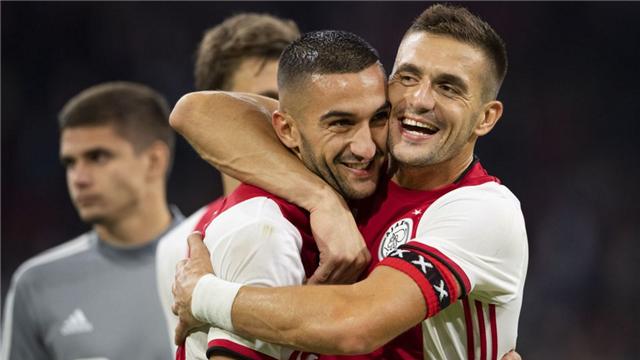 阿贾克斯取胜，莱切客场拿分。