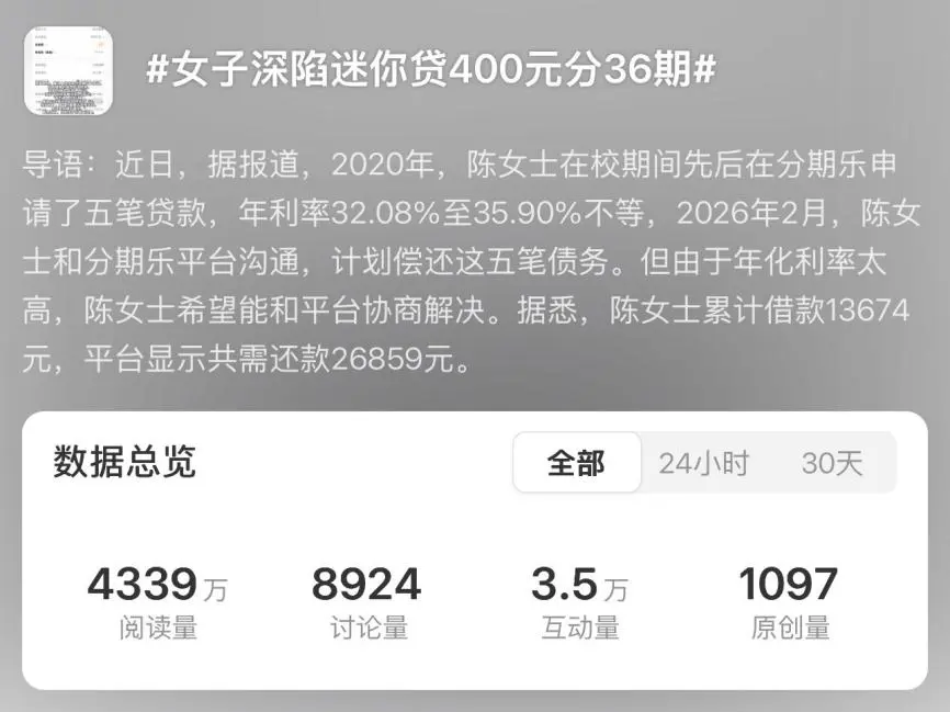 借400还860？乐信“分期乐”为何总盯着年轻人的钱包？