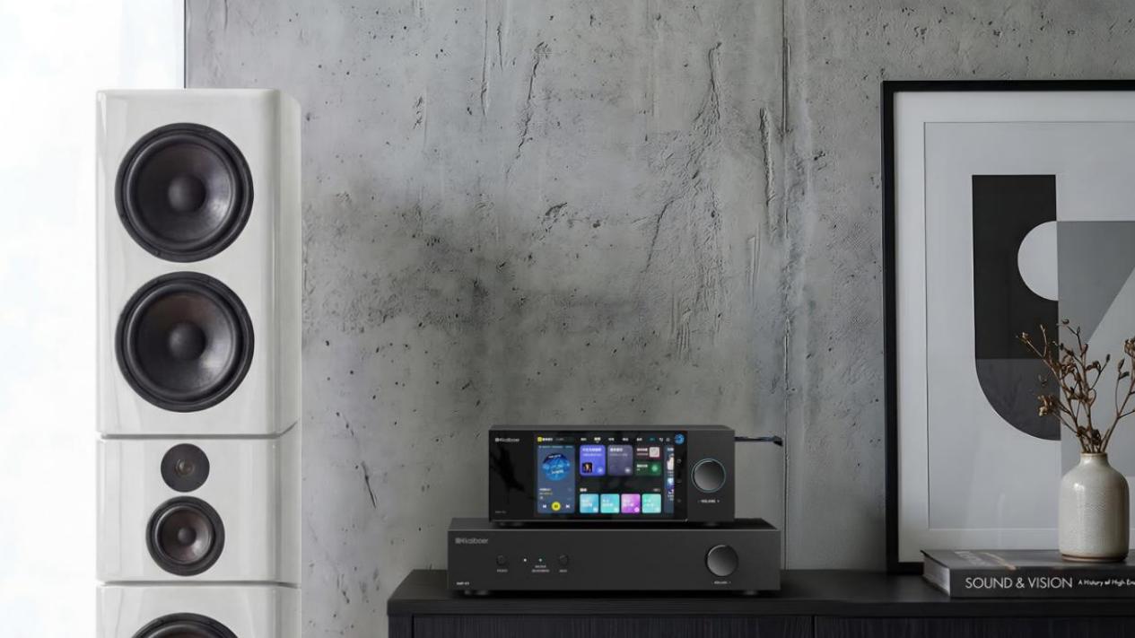 分体式HiFi系统简化方案：开博尔DMP-K8纯数播转盘，连接即享高阶音质，无需复杂调试