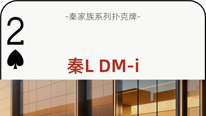 比亚迪秦家族：打牌我是专业的