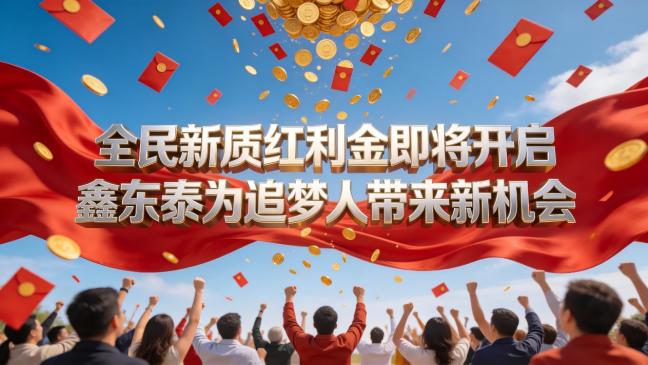 全民新质红利金即将开启  鑫东泰为追梦人带来新机会