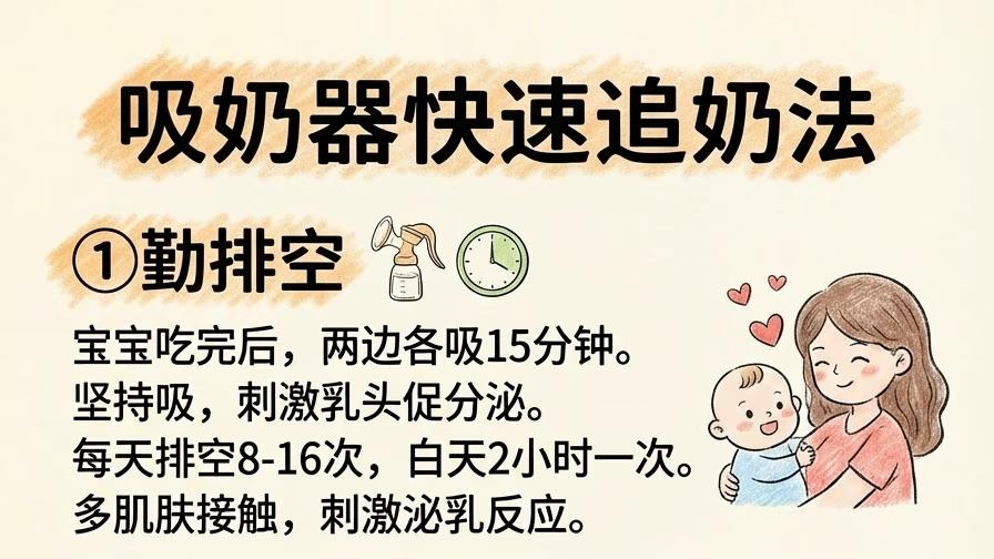 吸奶器用不对，痛到哭还堵奶？手把手教你“无痛追奶”攻略！